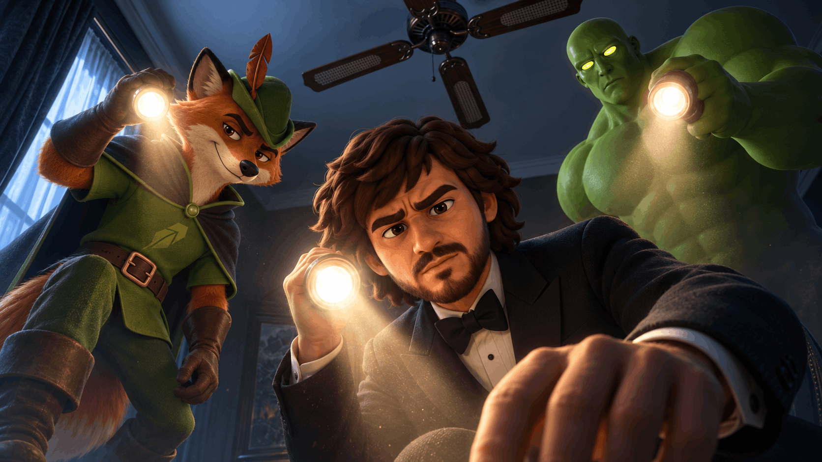 The Robinwood ensemble: Vlad and his unpredictable company